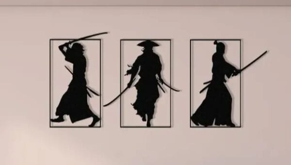 Samurai Wall Art (set of 3)