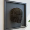 Star Wars Layered Wall Art – Mandalorian Helmet