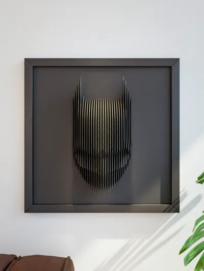 Batman Layered Wall Art – Dark Knight