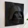 Darth Vader 3D Layered Wall Art – Star Wars Decor