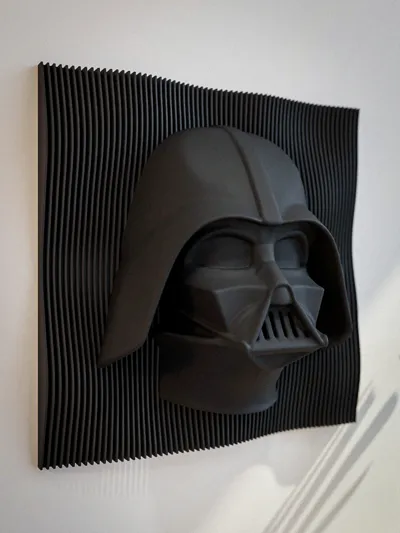 Darth Vader 3D Layered Wall Art – Star Wars Decor
