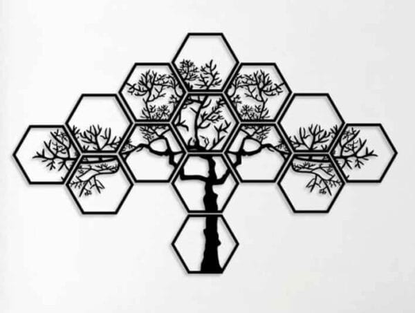 Tree of life wall art (set of 14 pieces)