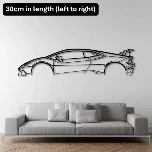 LAMBORGHINI HURACAN PERFORMANTE Wall Art Silhouette