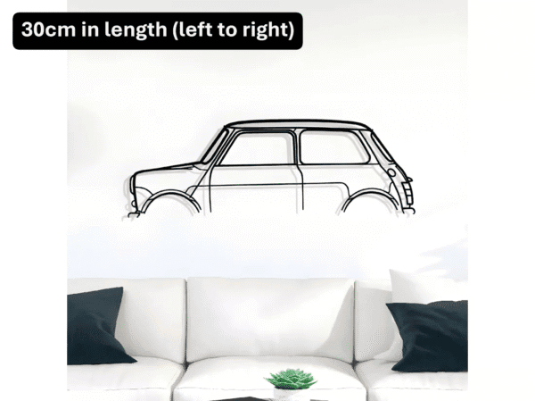 AUSTIN MINI COOPER Wall Art Silhouette