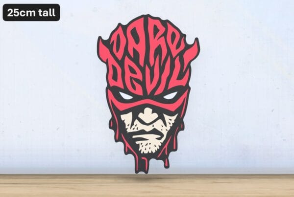 Daredevil - Layered - Word Wall Art