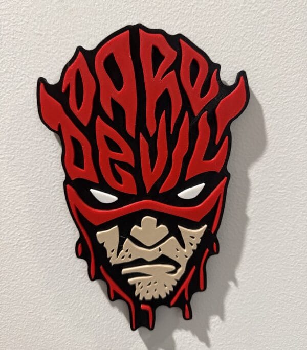 Daredevil - Layered - Word Wall Art