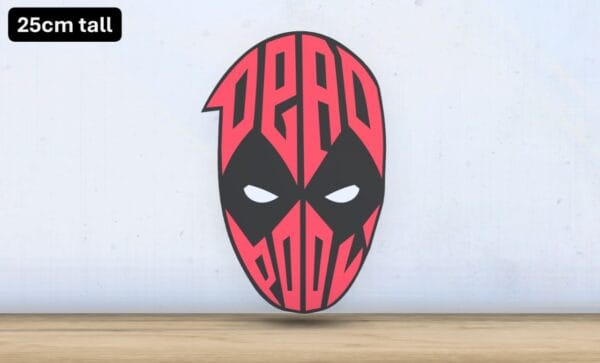 Deadpool - Layered - Word Wall Art