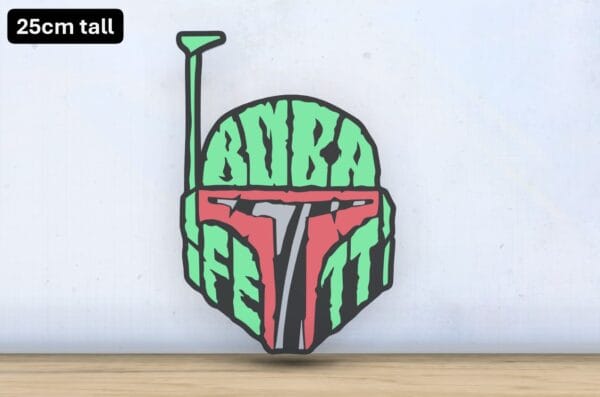 IMG-20251208-WA0083 Boba Fett - Layered - Word Wall Art