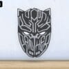 Black Panther - Layered - Word Wall Art