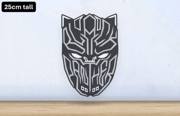 Black Panther - Layered - Word Wall Art