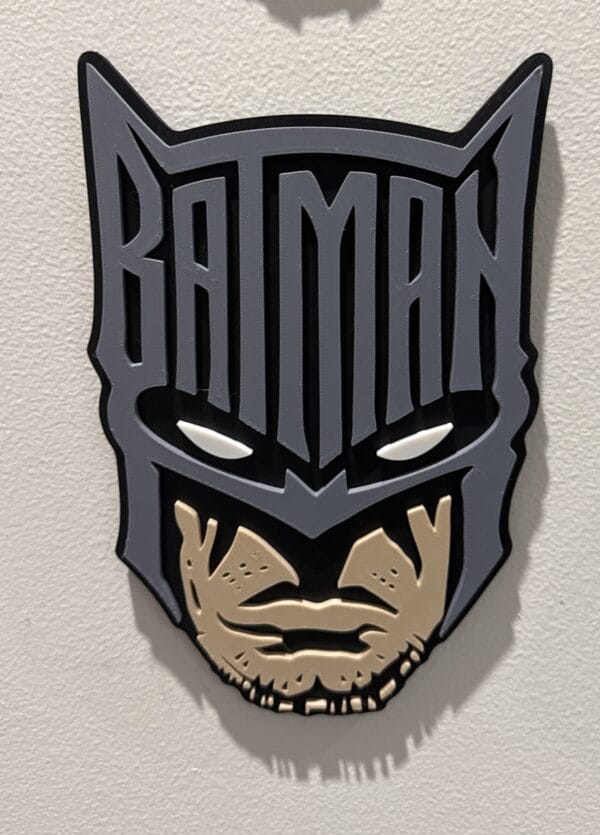 Batman - Layered - Word Wall Art