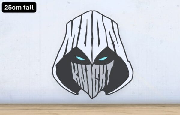 Moon Knight - Layered - Word Wall Art