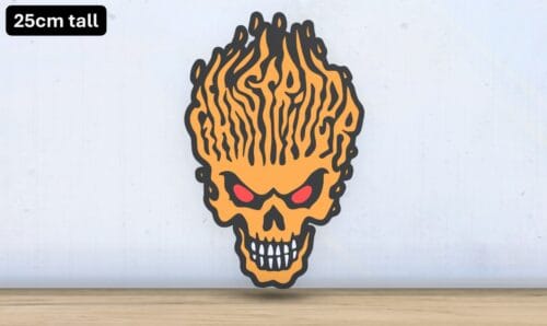 Ghost Rider - Layered - Word Wall Art