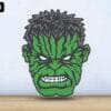 Hulk - Layered - Word Wall Art