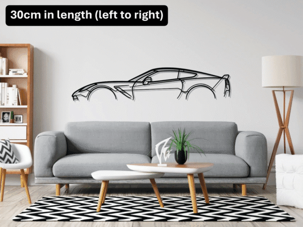 CORVETTE C7 Wall Art Silhouette