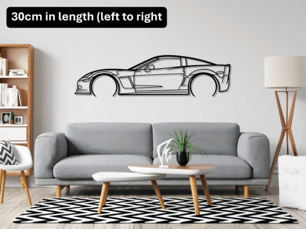 CORVETTE C6 Z06 Wall Art Silhouette