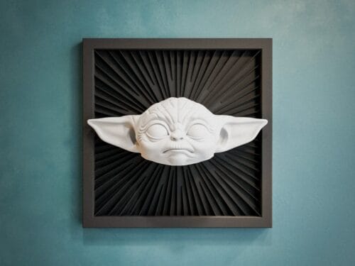 Grogu - Baby Yoda - Star Wars 3D-Wall Art