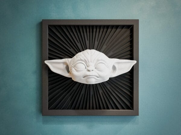 Grogu - Baby Yoda - Star Wars 3D-Wall Art