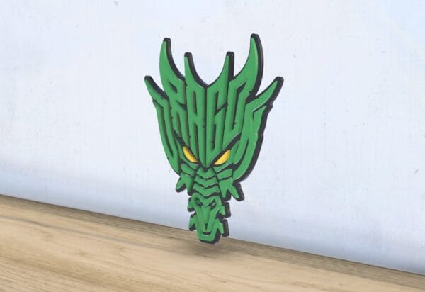 Dragon - Layered - Word Wall Art